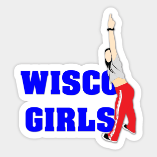 wisco girl 5 Sticker